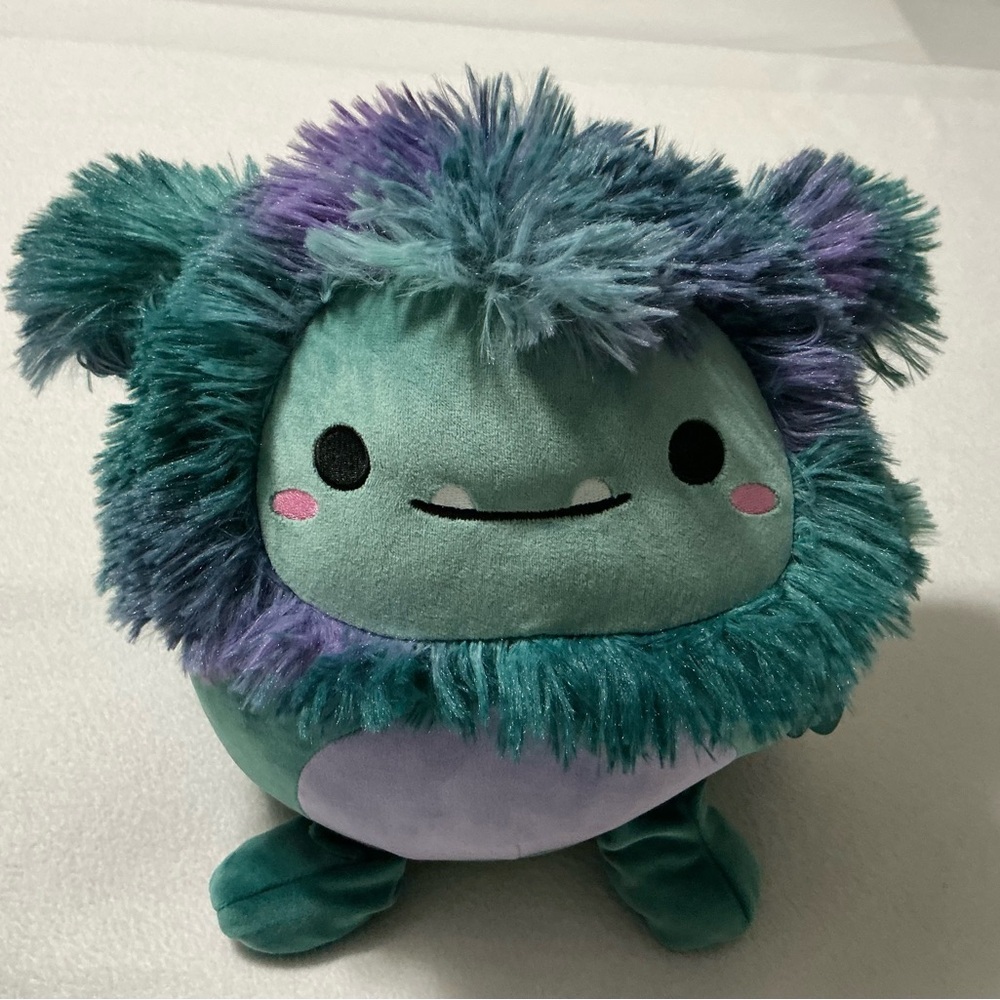 Squishmallows JT the Sasquatch Teal and purple Plush Toy NWT